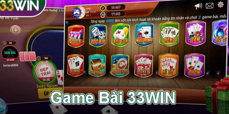 Kinh nghiệm đánh game bài online 33win hay